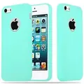 Cadorabo Hülle für Apple iPhone 5 / 5S / SE 2016 Schutzhülle in Blau Handyhülle TPU Silikon Etui Case Cover