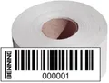 Benning 756303 1000xBarcodeetiketten Satz 3 Nr.2001-3000 PVC Stark haftend