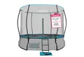 Hudora Gartentrampolin Fantastic Complete für Kinder/Jugendliche & Erwachsene, Ø 300 cm, mit Sicherheitsnetz, TÜV-GS geprüft, extra breite Randabdeckung