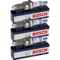 3x BOSCH Zündkerze für BMW 3er Cabriolet E30 320i 325i Z1 Roadster E34 520i