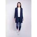 Seidel Moden Cardigan ohne Verschluss und aus Viskose MADE IN GERMANY blau 36 EU