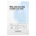 Some By Mi Real AHA BHA PHA Exfoliating and Soothing Sheet Mask, 20 g