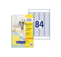 Avery Zweckform Etiketten 2.100 Etiketten L7656-25 weiß 46,0 x 11,1 mm