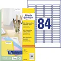 AVERY Zweckform Mini-Etiketten 46,0 x 11,1 mm weiß 2.100 Etiketten