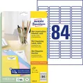 AVERY Zweckform Etiketten L7656-25 weiß 46,0 x 11,1 mm, 25 Blatt
