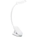 Philips Leselampe Forys Clip, mit Klemme, LED, dimmbar, neutralweiß, USB & Akku