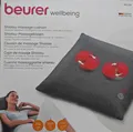 Beurer MG135–Shiatsu-Massagekissen mit Licht-& Wärmefunktion,40 x 40 cm,grauOVP