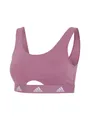 adidas Damen Scoop Bralette-Sport Active Comfort Cotton BH, 557 Wonder Orchid, L