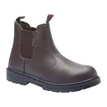 Blackrock Dealer Arbeitssicherheitsstiefel, Stahlkappe, Chelsea Boots, Herren Damen Damen, Sicherheitsschuhe, Gartenarbeit, Braun, Reiten, Hof, Slip On Schuhe, Leichtgewicht