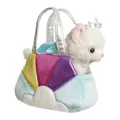 Aurora, 61364, Fancy Pal Rainbow Princess Katze,20cm, Plüschtier, Mehrfarbig