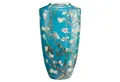 Goebel Bodenvase Vincent Van Gogh, handgearbeitet, Blau, Mandelbaum, H: 55cm