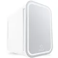 Home Deluxe – Kosmetikkühlschrank LVLY – Fassungsvermögen: 4 l, mit LED-Spiegel & Temperaturregelung I Beauty Fridge Make-up Kühlschrank Ges... - Weiß