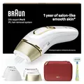 Braun IPL Silk Expert Pro 5 Haarentfernungsgerät Damen, sichtbare Haarentfernung, Designed In Germany, Venus Rasierer, 4 Aufsätze, Alternative zu Laser Haarentfernung, PL5382, weiß/gold