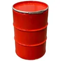 Metallfass 210 Liter Blechfass Fass Ölfass Tonne mit Deckel Rot - Rot
