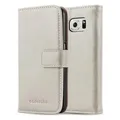 Cadorabo Hülle für Samsung Galaxy S6 Schutzhülle in Braun Handyhülle Book Tasche Case Etui Luxury