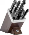 ZWILLING Gourmet Selbstschärfender Messerblock mit Messer 7-teilig, Rostfreier Spezialstahl, Made in