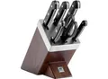 Zwilling Messerblock Zwilling Gourmet, Esche, Metall, 7-teilig, Kochen, Küchenmesser, Messersets