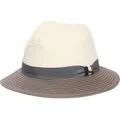 bugatti Fedora Zweifarbiger bugatti Sommer-Fedora mit Hutband (keine) grün 57