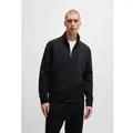 BOSS für Herren. 50506152 Skaz Sweatshirt schwarz (L), Lässig, Baumwolle, Langarm