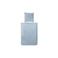 Mako-Satin Bettwäsche-Set   ¦ blau ¦ Maße (cm): B: 200 H: 1