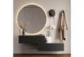 Planetmöbel Garderoben-Set Flur Möbel Garderobe, (Kompaktgarderobe mit Klappe als Stauraum, Hängeschränke 2 x 100 cm Gold Eiche / Anthrazit), Wandgarderobe (ohne Spiegel)