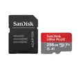 SANDISK Ultra PLUS 256 GB microSDXC‐UHS‐I‐Karte, Micro-SDXC Speicherkarte