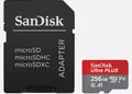 SANDISK Ultra® PLUS microSDXC™‐UHS‐I‐Karte Micro-SDXC 256 GB, 160 MB/s