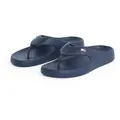 Zehentrenner TOMMY HILFIGER "TH COMFORT BEACH SANDAL", Damen, Gr. 37/38, blau (dunkelblau), Synthetik, modisch, Schuhe, Dianette, Sommerschuh, Bequemschuh mit kleiner Logostickerei