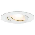Einbauleuchte Nova Plus schwenkbar IP65 rund 93mm 30° GU5,3 / GU10 max. 35W dimmbar Weiß matt