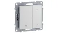 Legrand SEANO Elektronisches Potentiometer 1 ? 10 V, Anschluss mit Schraubklemmen: L, N + 2 Steuerausgänge (+,?), ultraweiß (765142)