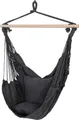 Garden Pleasure Hängesessel TOBAGO, 65 % Baumwolle / 35 % Polyester, Anthrazit