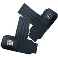 GORILLA SPORTS Zughilfe Zughilfen 2er Set rutschfest und gepolstert (1-tlg) grau|schwarz