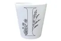 speecheese Blumentopf Floral Buchstabe I Blumentopf zum Ausmalen für Kunstliebhaber