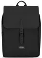 Kleine schwarze Damenrucksack mit Laptopfach