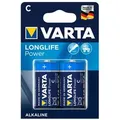 Varta Longlife Alkaline Batterie Baby C, 2er-Pack