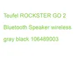 Teufel ROCKSTER GO 2 Bluetooth Speaker wireless gray black 106489003