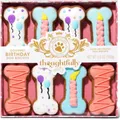 Hundekekse Geschenkset, 8 handdekorierte Knochen, Geburtstag, geeignet für kl...