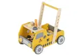 COSTWAY Lauflernwagen, Holz, Baby Walk Förderung der Kreativität
