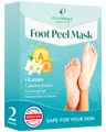 Plantifique Fußmaske - 2 Paar Hornhaut Socken - Fussmaske Hornhautentferner