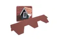 DAPRONA Dachschindeln Dachschindeln, Hexagonal Muster 1m x 32cm, Rot, (20-St), Bitumenschindeldach für Gartenhaus, Carport