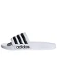 adidas Unisex Adilette Shower Slides Slipper, Cloud White / Core Black / Cloud White, 46 EU