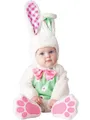 Vegaoo Deluxe Kaninchen-Kostüm für Babys - Grau, Weiss