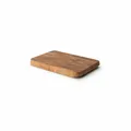Continenta Schneidebrett Servierbrett Küchenbrett Eiche Stirnholz 32.5 x 21.5 cm