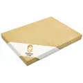 Feuerfest 123 GmbH Feuerraumplatten Schamotteplatte 500x500x40mm, - Hitzebeständig bis 1.400 °C - Lebensmittelecht für Pizzaofen 50 cm x 4 cm x 50 cm
