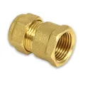 Messing-Klemmverschraubung für Kupferrohre, Übergang mit IG, 3/8"-10mm
