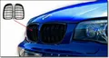 Nieren Kühlergrill für für BMW 1er E81 E82 E87 E88 Schwarz Glanz Doppelsteg