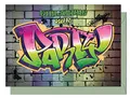 the lazy panda card company 15 Einladungskarten Kindergeburtstag: Graffiti Geburtstagseinladungen Einladungen Geburtstag Kinder Mädchen (15 Karten mit 15 passenden Umschlägen Briefumschlägen)
