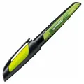 STABILO Füllfederhalter Füller Easy Buddy M-Feder schwarz-limette Soft-Griffzone