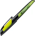 Schulfüller mit Standard-Feder M - STABILO EASYbuddy in schwarz/limette - blau (