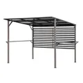 Sunjoy Stahl Whirlpool Pergola DENALI - 252cm x 282cm, grau